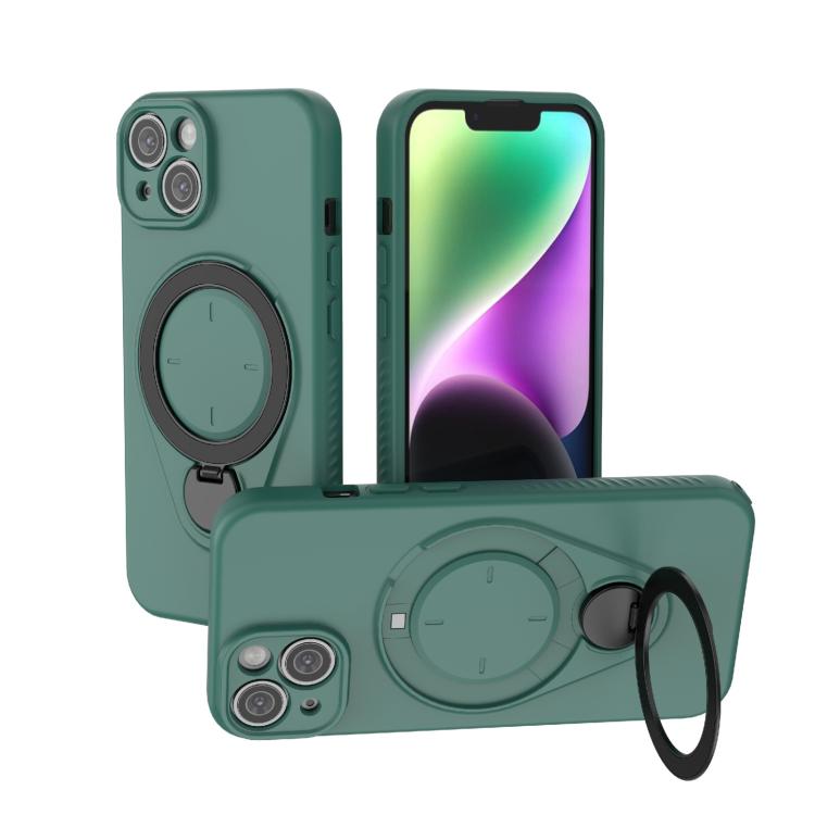 Custodia per telefono Ring Shield MagSafe in TPU con supporto girevole a 360 gradi, For iPhone 15 Pro Max, For iPhone 15 Pro, For iPhone 15, For iPhone 14 / 13