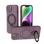 Custodia per telefono Ring Shield MagSafe in TPU con supporto girevole a 360 gradi, For iPhone 15 Pro Max, For iPhone 15 Pro, For iPhone 15, For iPhone 14 / 13