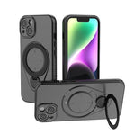 Custodia per telefono Ring Shield MagSafe in TPU con supporto girevole a 360 gradi, For iPhone 15 Pro Max, For iPhone 15 Pro, For iPhone 15, For iPhone 14 / 13