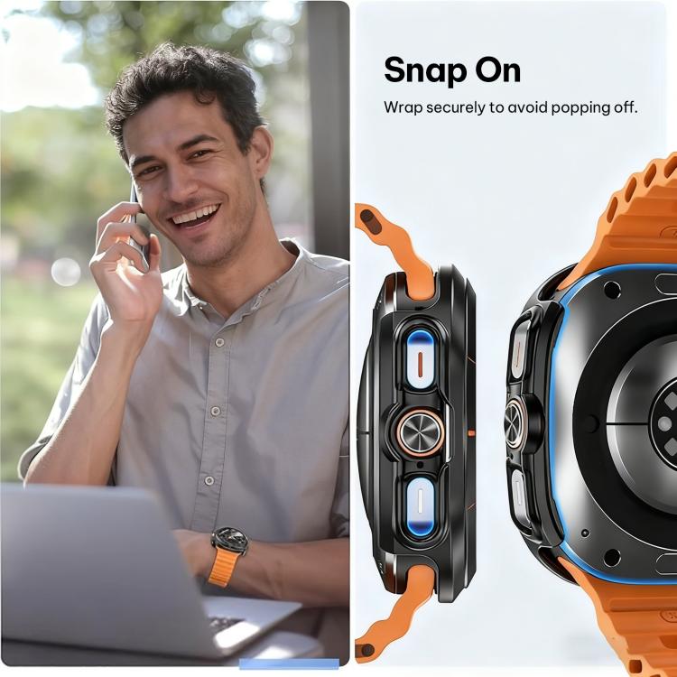 Copertura per orologio xDfind Scale Frame PC Hollow, For Samsung Galaxy Watch Ultra / Ultra 2025