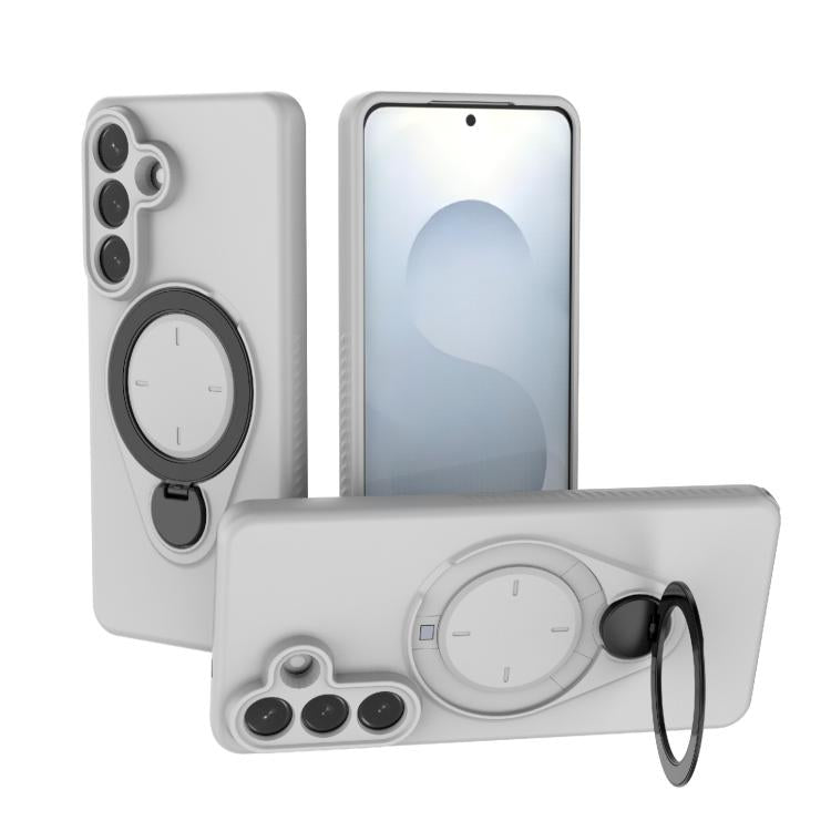 Custodia per telefono Ring Shield MagSafe in TPU con supporto girevole a 360 gradi, For Samsung Galaxy S26+ 5G, For Samsung Galaxy S26 Ultra 5G, For Samsung Galaxy S26 5G, For Samsung Galaxy S25 5G