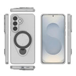 Custodia per telefono Ring Shield MagSafe in TPU con supporto girevole a 360 gradi, For Samsung Galaxy S26+ 5G, For Samsung Galaxy S26 Ultra 5G, For Samsung Galaxy S26 5G, For Samsung Galaxy S25 5G