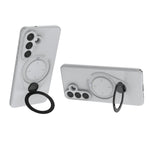 Custodia per telefono Ring Shield MagSafe in TPU con supporto girevole a 360 gradi, For Samsung Galaxy S26+ 5G, For Samsung Galaxy S26 Ultra 5G, For Samsung Galaxy S26 5G, For Samsung Galaxy S25 5G
