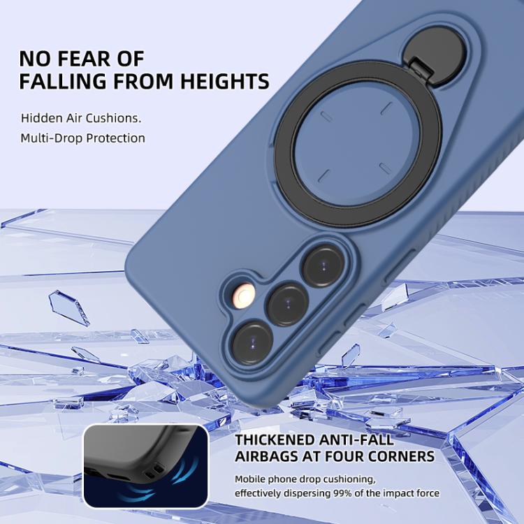 Custodia per telefono Ring Shield MagSafe in TPU con supporto girevole a 360 gradi, For Samsung Galaxy S26+ 5G, For Samsung Galaxy S26 Ultra 5G, For Samsung Galaxy S26 5G, For Samsung Galaxy S25 5G