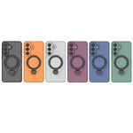 Custodia per telefono Ring Shield MagSafe in TPU con supporto girevole a 360 gradi, For Samsung Galaxy S26+ 5G, For Samsung Galaxy S26 Ultra 5G, For Samsung Galaxy S26 5G, For Samsung Galaxy S25 5G