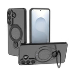 Custodia per telefono Ring Shield MagSafe in TPU con supporto girevole a 360 gradi, For Samsung Galaxy S26+ 5G, For Samsung Galaxy S26 Ultra 5G, For Samsung Galaxy S26 5G, For Samsung Galaxy S25 5G