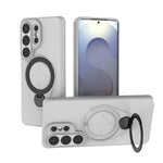 Custodia per telefono Ring Shield MagSafe in TPU con supporto girevole a 360 gradi, For Samsung Galaxy S26+ 5G, For Samsung Galaxy S26 Ultra 5G, For Samsung Galaxy S26 5G, For Samsung Galaxy S25 5G