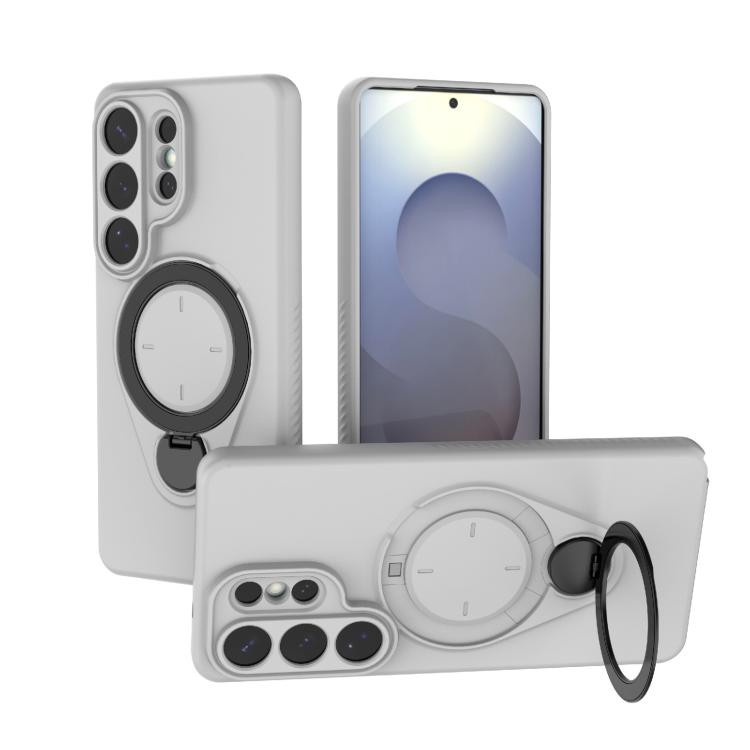 Custodia per telefono Ring Shield MagSafe in TPU con supporto girevole a 360 gradi, For Samsung Galaxy S26+ 5G, For Samsung Galaxy S26 Ultra 5G, For Samsung Galaxy S26 5G, For Samsung Galaxy S25 5G