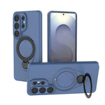 Custodia per telefono Ring Shield MagSafe in TPU con supporto girevole a 360 gradi, For Samsung Galaxy S26+ 5G, For Samsung Galaxy S26 Ultra 5G, For Samsung Galaxy S26 5G, For Samsung Galaxy S25 5G