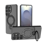 Custodia per telefono Ring Shield MagSafe in TPU con supporto girevole a 360 gradi, For Samsung Galaxy S26+ 5G, For Samsung Galaxy S26 Ultra 5G, For Samsung Galaxy S26 5G, For Samsung Galaxy S25 5G