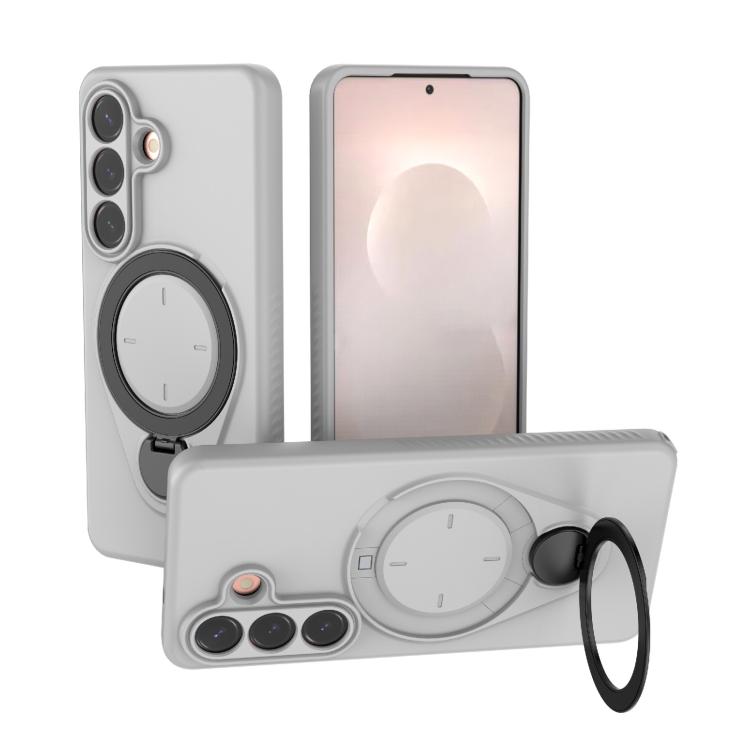 Custodia per telefono Ring Shield MagSafe in TPU con supporto girevole a 360 gradi, For Samsung Galaxy S26+ 5G, For Samsung Galaxy S26 Ultra 5G, For Samsung Galaxy S26 5G, For Samsung Galaxy S25 5G