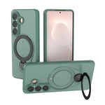 Custodia per telefono Ring Shield MagSafe in TPU con supporto girevole a 360 gradi, For Samsung Galaxy S26+ 5G, For Samsung Galaxy S26 Ultra 5G, For Samsung Galaxy S26 5G, For Samsung Galaxy S25 5G