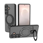Custodia per telefono Ring Shield MagSafe in TPU con supporto girevole a 360 gradi, For Samsung Galaxy S26+ 5G, For Samsung Galaxy S26 Ultra 5G, For Samsung Galaxy S26 5G, For Samsung Galaxy S25 5G