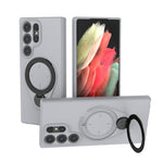 Custodia per telefono Ring Shield MagSafe in TPU con supporto girevole a 360 gradi, For Samsung Galaxy S25 Ultra 5G, For Samsung Galaxy S24 Ultra 5G, For Samsung Galaxy S24 5G, For Samsung Galaxy S23 Ultra 5G