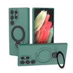 Custodia per telefono Ring Shield MagSafe in TPU con supporto girevole a 360 gradi, For Samsung Galaxy S25 Ultra 5G, For Samsung Galaxy S24 Ultra 5G, For Samsung Galaxy S24 5G, For Samsung Galaxy S23 Ultra 5G