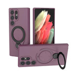 Custodia per telefono Ring Shield MagSafe in TPU con supporto girevole a 360 gradi, For Samsung Galaxy S25 Ultra 5G, For Samsung Galaxy S24 Ultra 5G, For Samsung Galaxy S24 5G, For Samsung Galaxy S23 Ultra 5G