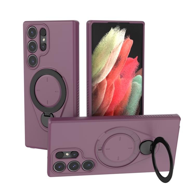 Custodia per telefono Ring Shield MagSafe in TPU con supporto girevole a 360 gradi, For Samsung Galaxy S25 Ultra 5G, For Samsung Galaxy S24 Ultra 5G, For Samsung Galaxy S24 5G, For Samsung Galaxy S23 Ultra 5G