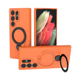 Custodia per telefono Ring Shield MagSafe in TPU con supporto girevole a 360 gradi, For Samsung Galaxy S25 Ultra 5G, For Samsung Galaxy S24 Ultra 5G, For Samsung Galaxy S24 5G, For Samsung Galaxy S23 Ultra 5G