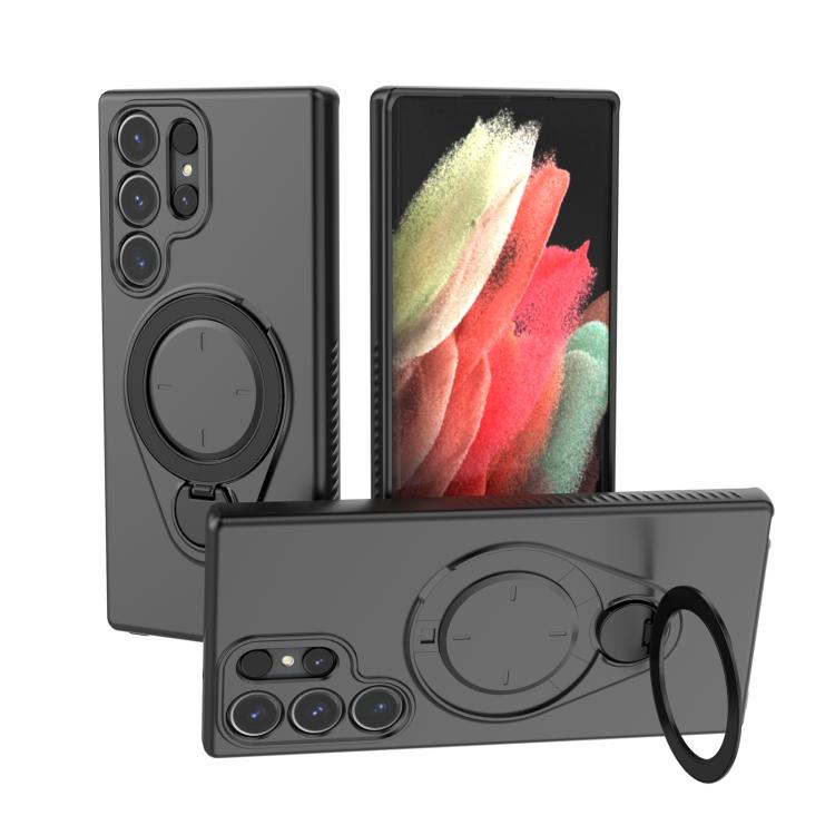 Custodia per telefono Ring Shield MagSafe in TPU con supporto girevole a 360 gradi, For Samsung Galaxy S25 Ultra 5G, For Samsung Galaxy S24 Ultra 5G, For Samsung Galaxy S24 5G, For Samsung Galaxy S23 Ultra 5G