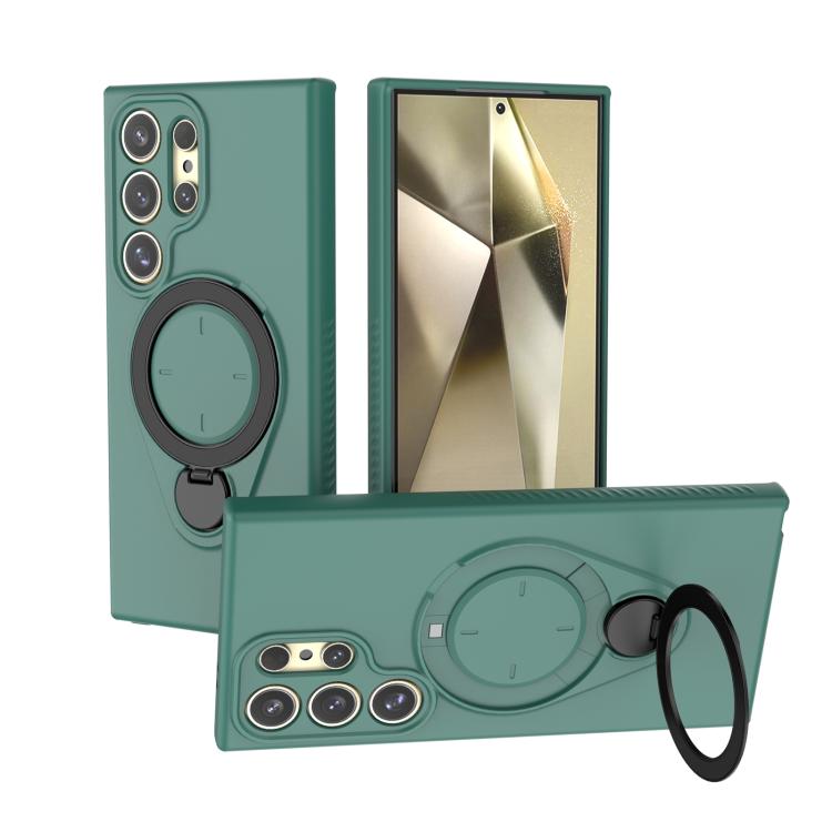 Custodia per telefono Ring Shield MagSafe in TPU con supporto girevole a 360 gradi, For Samsung Galaxy S25 Ultra 5G, For Samsung Galaxy S24 Ultra 5G, For Samsung Galaxy S24 5G, For Samsung Galaxy S23 Ultra 5G