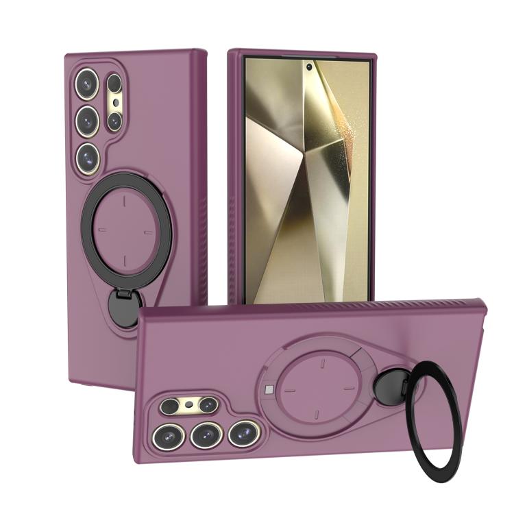 Custodia per telefono Ring Shield MagSafe in TPU con supporto girevole a 360 gradi, For Samsung Galaxy S25 Ultra 5G, For Samsung Galaxy S24 Ultra 5G, For Samsung Galaxy S24 5G, For Samsung Galaxy S23 Ultra 5G