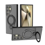 Custodia per telefono Ring Shield MagSafe in TPU con supporto girevole a 360 gradi, For Samsung Galaxy S25 Ultra 5G, For Samsung Galaxy S24 Ultra 5G, For Samsung Galaxy S24 5G, For Samsung Galaxy S23 Ultra 5G