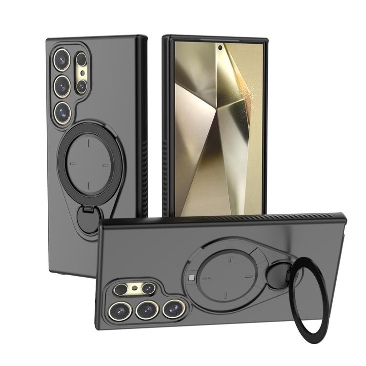 Custodia per telefono Ring Shield MagSafe in TPU con supporto girevole a 360 gradi, For Samsung Galaxy S25 Ultra 5G, For Samsung Galaxy S24 Ultra 5G, For Samsung Galaxy S24 5G, For Samsung Galaxy S23 Ultra 5G