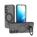 Custodia per telefono Ring Shield MagSafe in TPU con supporto girevole a 360 gradi, For Samsung Galaxy S26+ 5G, For Samsung Galaxy S26 Ultra 5G, For Samsung Galaxy S26 5G, For Samsung Galaxy S25 5G
