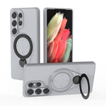 Custodia per telefono Ring Shield MagSafe in TPU con supporto girevole a 360 gradi, For Samsung Galaxy S25 Ultra 5G, For Samsung Galaxy S24 Ultra 5G, For Samsung Galaxy S24 5G, For Samsung Galaxy S23 Ultra 5G