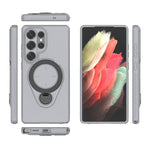 Custodia per telefono Ring Shield MagSafe in TPU con supporto girevole a 360 gradi, For Samsung Galaxy S25 Ultra 5G, For Samsung Galaxy S24 Ultra 5G, For Samsung Galaxy S24 5G, For Samsung Galaxy S23 Ultra 5G
