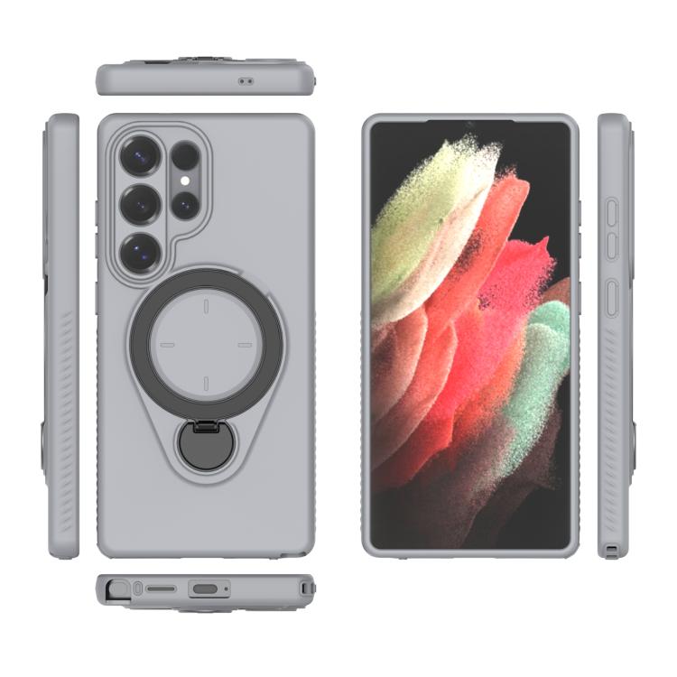 Custodia per telefono Ring Shield MagSafe in TPU con supporto girevole a 360 gradi, For Samsung Galaxy S25 Ultra 5G, For Samsung Galaxy S24 Ultra 5G, For Samsung Galaxy S24 5G, For Samsung Galaxy S23 Ultra 5G