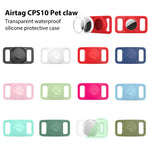 xDfind - Copertura trasparente in PC per localizzatore per collare per animali domestici in silicone., For AirTag 2nd Gen / AirTag 1st Gen