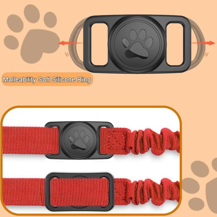 xDfind - Copertura trasparente in PC per localizzatore per collare per animali domestici in silicone., For AirTag 2nd Gen / AirTag 1st Gen