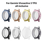 Cover per orologio xDfind in TPU elettrolitico con pellicola integrata., For Garmin Vivoactive 5