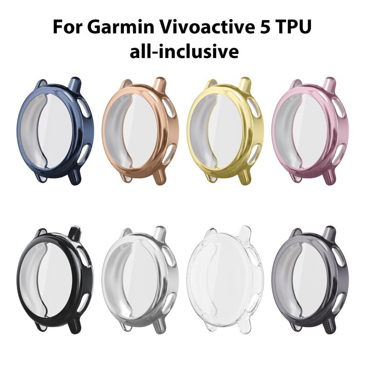 Cover per orologio xDfind in TPU elettrolitico con pellicola integrata., For Garmin Vivoactive 5