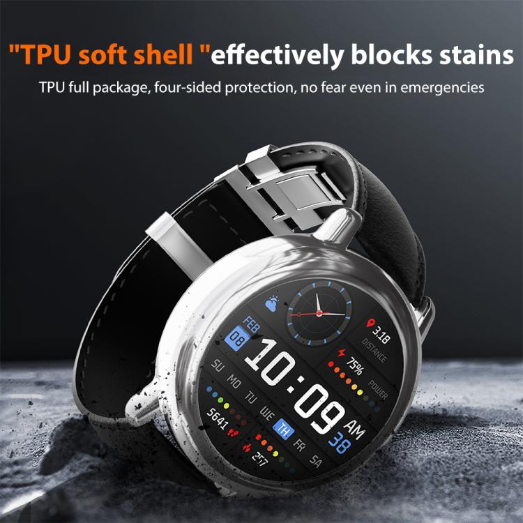 Cover per orologio xDfind in TPU elettrolitico con pellicola integrata., For Garmin Vivoactive 5