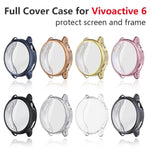 Cover per orologio xDfind in TPU elettrolitico con pellicola integrata., For Garmin Vivoactive 6
