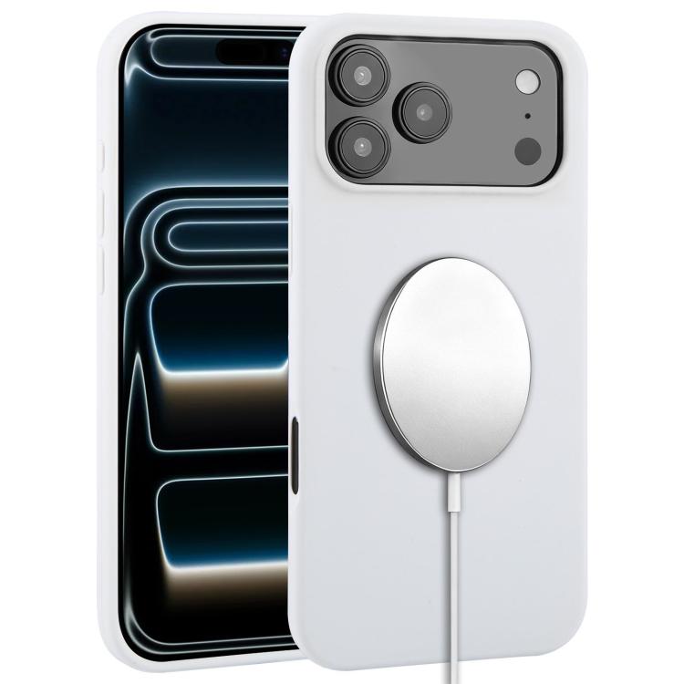 Custodia per telefono MagSafe in silicone liquido a copertura totale, For iPhone 17e / 16e, For iPhone 17 Pro Max, For iPhone 17 Pro