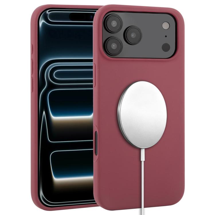 Custodia per telefono MagSafe in silicone liquido a copertura totale, For iPhone 17e / 16e, For iPhone 17 Pro Max, For iPhone 17 Pro