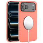 Custodia per telefono MagSafe in silicone liquido a copertura totale, For iPhone 17e / 16e, For iPhone 17 Pro Max, For iPhone 17 Pro