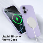 Custodia per telefono MagSafe in silicone liquido a copertura totale, For iPhone 17e / 16e, For iPhone 17 Pro Max, For iPhone 17 Pro