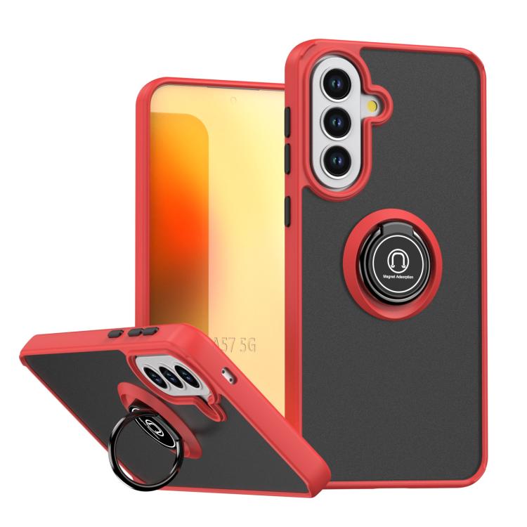 Custodia per telefono Q Shadow 1 Series in TPU + PC con anello, For Samsung Galaxy A57 5G, For Samsung Galaxy A37 5G, For Galaxy A27 5G