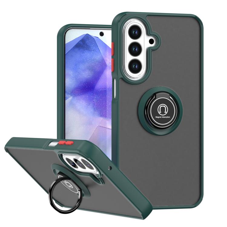 Custodia per telefono Q Shadow 1 Series in TPU + PC con anello, For Samsung Galaxy A57 5G, For Samsung Galaxy A37 5G, For Galaxy A27 5G