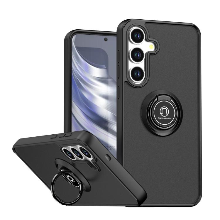 Custodia per telefono Q Shadow 1 Series in TPU + PC con anello, For Samsung Galaxy S26+ 5G, For Samsung Galaxy S26 Ultra 5G, For Samsung Galaxy S26 5G, For Samsung Galaxy S25 FE 5G
