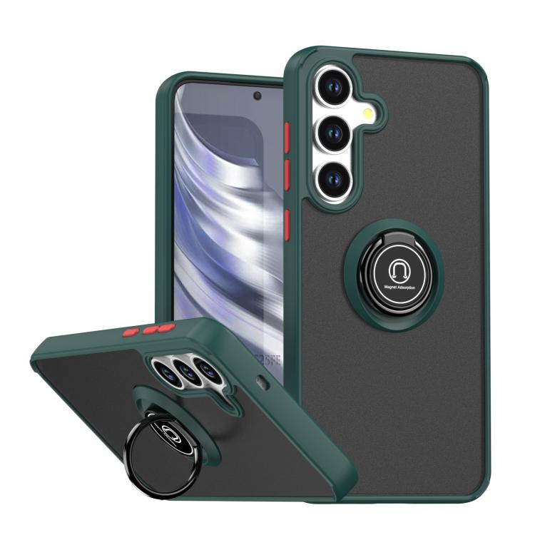 Custodia per telefono Q Shadow 1 Series in TPU + PC con anello, For Samsung Galaxy S26+ 5G, For Samsung Galaxy S26 Ultra 5G, For Samsung Galaxy S26 5G, For Samsung Galaxy S25 FE 5G