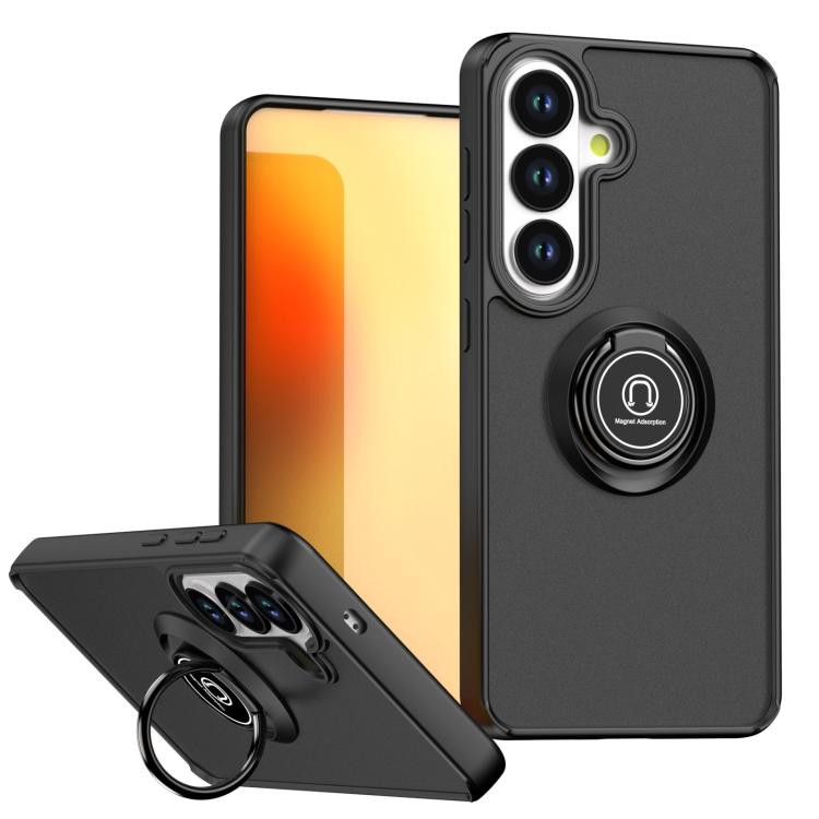 Custodia per telefono Q Shadow 1 Series in TPU + PC con anello, For Samsung Galaxy S26+ 5G, For Samsung Galaxy S26 Ultra 5G, For Samsung Galaxy S26 5G, For Samsung Galaxy S25 FE 5G
