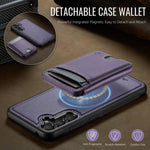 Custodia per telefono in pelle JEEHOOD J10 con porta carte a ribalta, MagSafe Split RFID., For Samsung Galaxy A35 5G, For Samsung Galaxy A24 4G, For Samsung Galaxy A34 5G, For Samsung Galaxy A54 5G