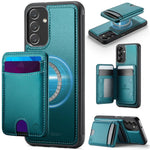 Custodia per telefono in pelle JEEHOOD J10 con porta carte a ribalta, MagSafe Split RFID., For Samsung Galaxy A25 5G / 4G, For Samsung Galaxy A14 5G / 4G / M44 5G, For Samsung Galaxy A15 5G / 4G, For Samsung Galaxy A55 5G