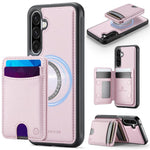 Custodia per telefono in pelle JEEHOOD J10 con porta carte a ribalta, MagSafe Split RFID., For Samsung Galaxy A56 5G, For Samsung Galaxy A26 5G, For Samsung Galaxy A36 5G, For Samsung Galaxy A16 5G / 4G