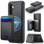 Custodia per telefono in pelle JEEHOOD J10 con porta carte a ribalta, MagSafe Split RFID., For Samsung Galaxy A56 5G, For Samsung Galaxy A26 5G, For Samsung Galaxy A36 5G, For Samsung Galaxy A16 5G / 4G